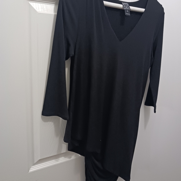 NWOT Black layered dress,size small - Picture 2 of 9